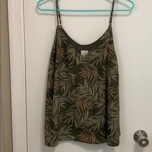 Olive Tank Top Blouse